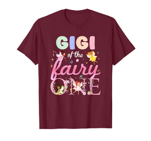 Gigi of The Fairy One 1St Birthday Girl Family Matching T-Shirt