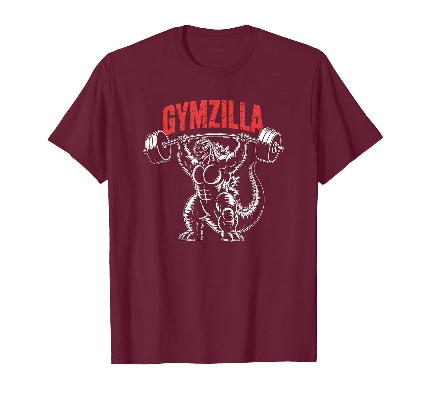 Gymzilla Giant Lizard Lifter - Gym Fitness Graphic T-Shirt