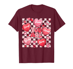 You are Loved Worthy Enough Heart Candy Teacher Valentine T-Shirt