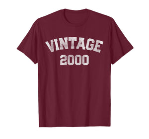 2000 26th Birthday Men Women 26 Years Old - Vintage T-Shirt