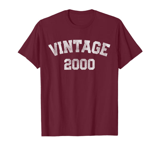 2000 26th Birthday Men Women 26 Years Old - Vintage T-Shirt