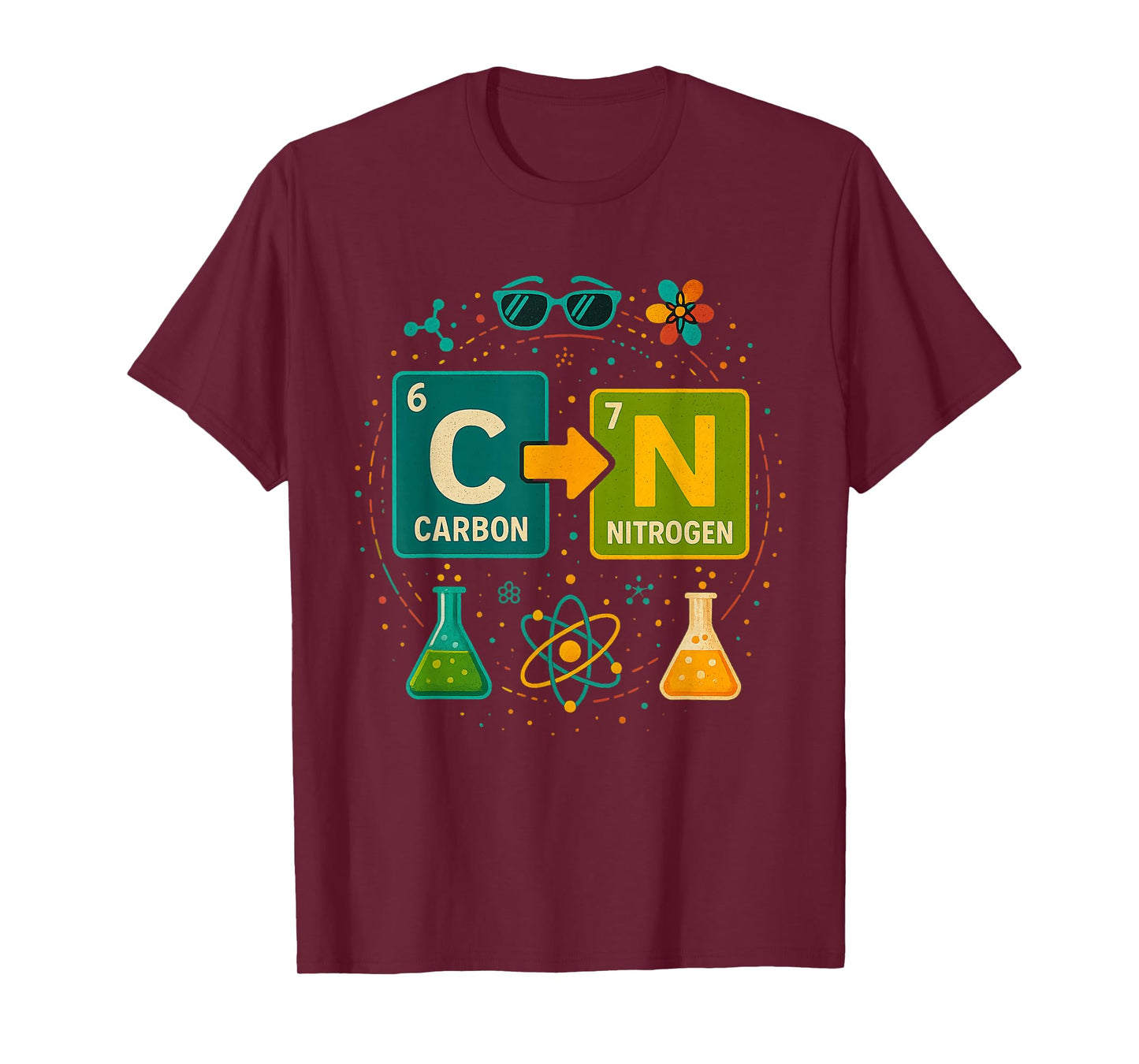 Funny 67 Meme Science Chemistry Teacher Periodic Table T-Shirt