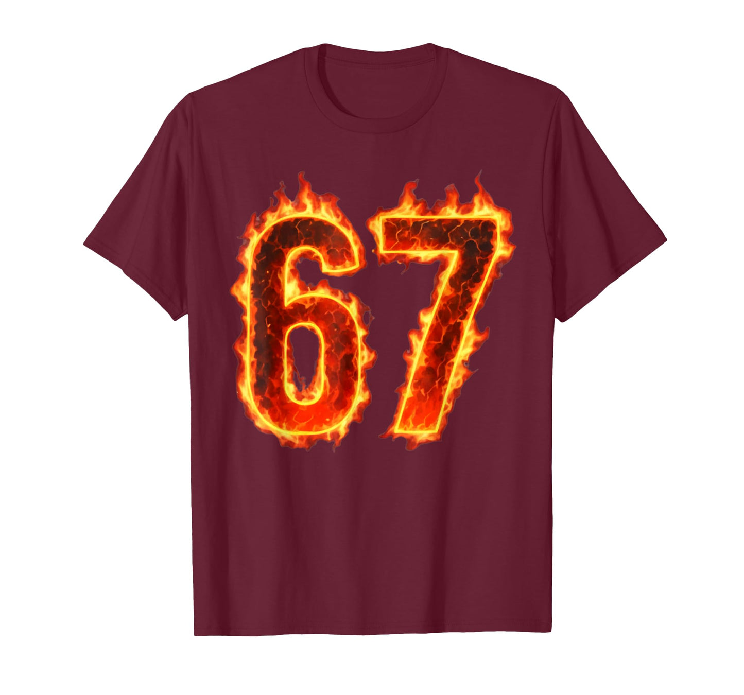 6 7 Meme Six Seven 67 Hands Meme Funny Men Women Kids T-Shirt
