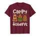 Cappy Holidays Capybara Christmas Pajama Rodent Animal T-Shirt