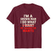I'm a Grown Man I Do What My Daughter Wants Funny Dad T-Shirt