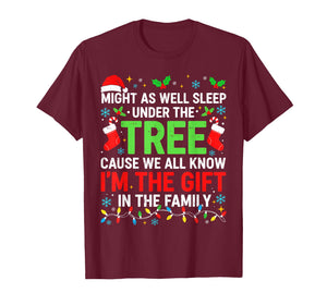 Funny I’m The Gift Christmas Shirt Men Women Kids Family T-Shirt