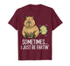 Sometimes I Just Be Farting Funny Capybara Humor Graphic T-Shirt