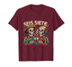 Sugar Skull Coffee Fiesta Mexican Day SEIS Siete 6 7 Meme T-Shirt