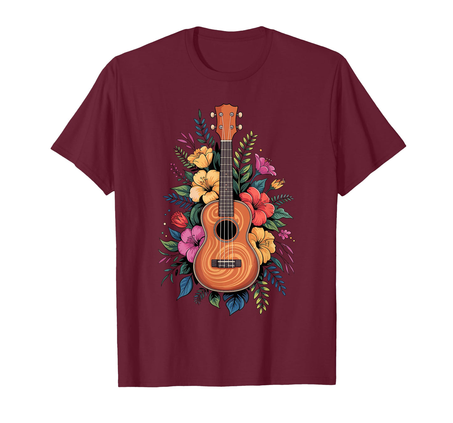 Funny Ukulele Art for Women Girls Uke Player Ukulele Lover T-Shirt