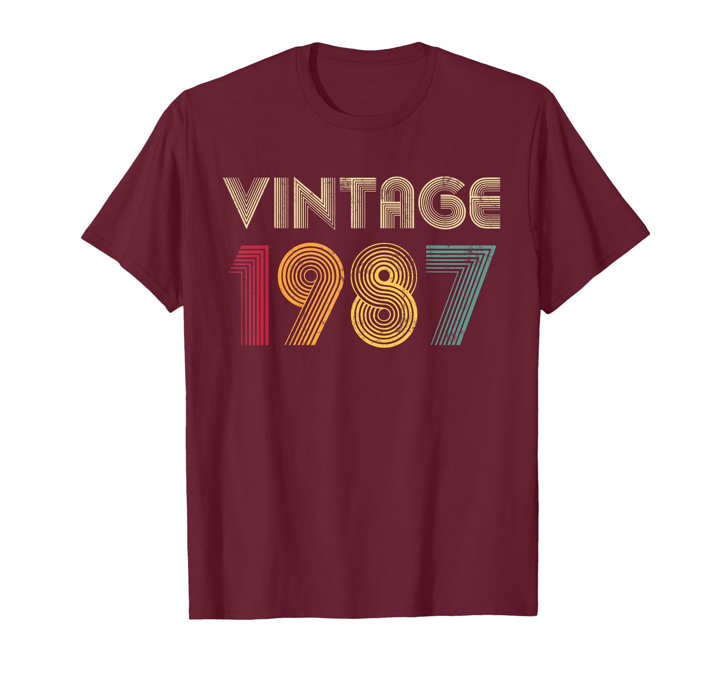 Vintage 1987 39th Birthday 39 Years Old Retro Men Women T-Shirt