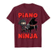 Funny Piano Novelty for Men Women Kids Music Piano Player T-Shirt