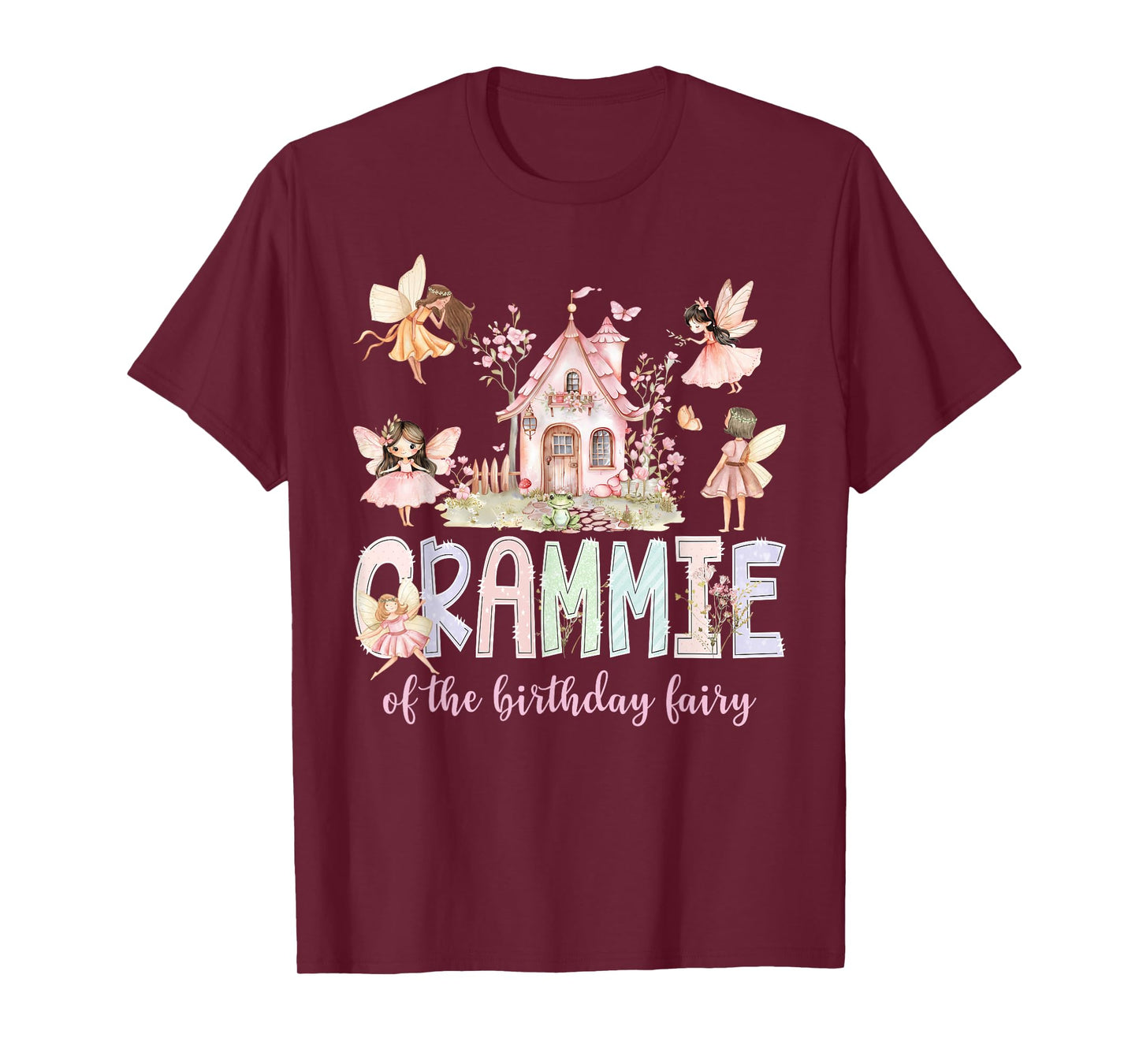 Grammie of The Birthday Fairy Girl Magical Family Matching T-Shirt