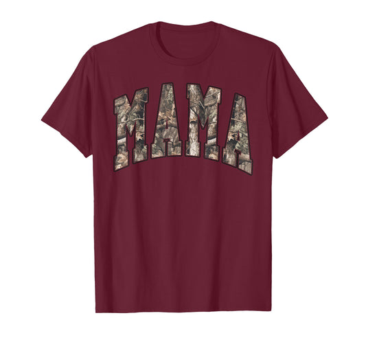 Mama Camo Southern Coquette Bow Mom Hunting Vintage Cute T-Shirt