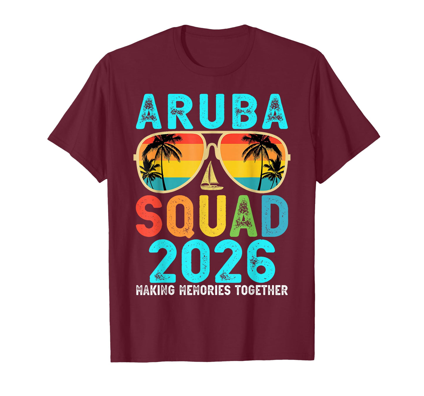 Aruba Squad 2026 Vacation Friends Family Matching Group Trip T-Shirt