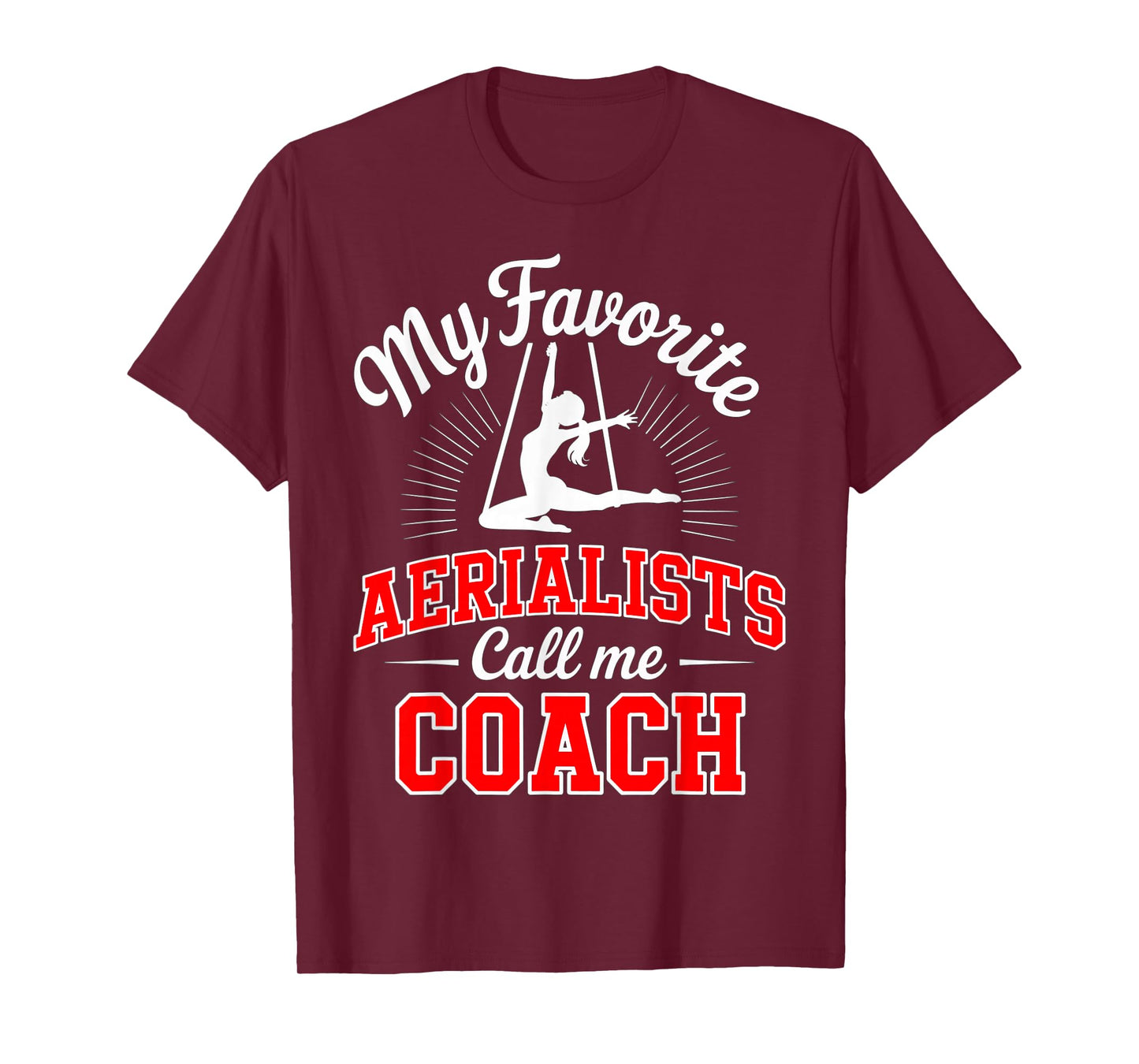 Aerial Silks Coach Instructor Teacher My Favorite Aerialists T-Shirt