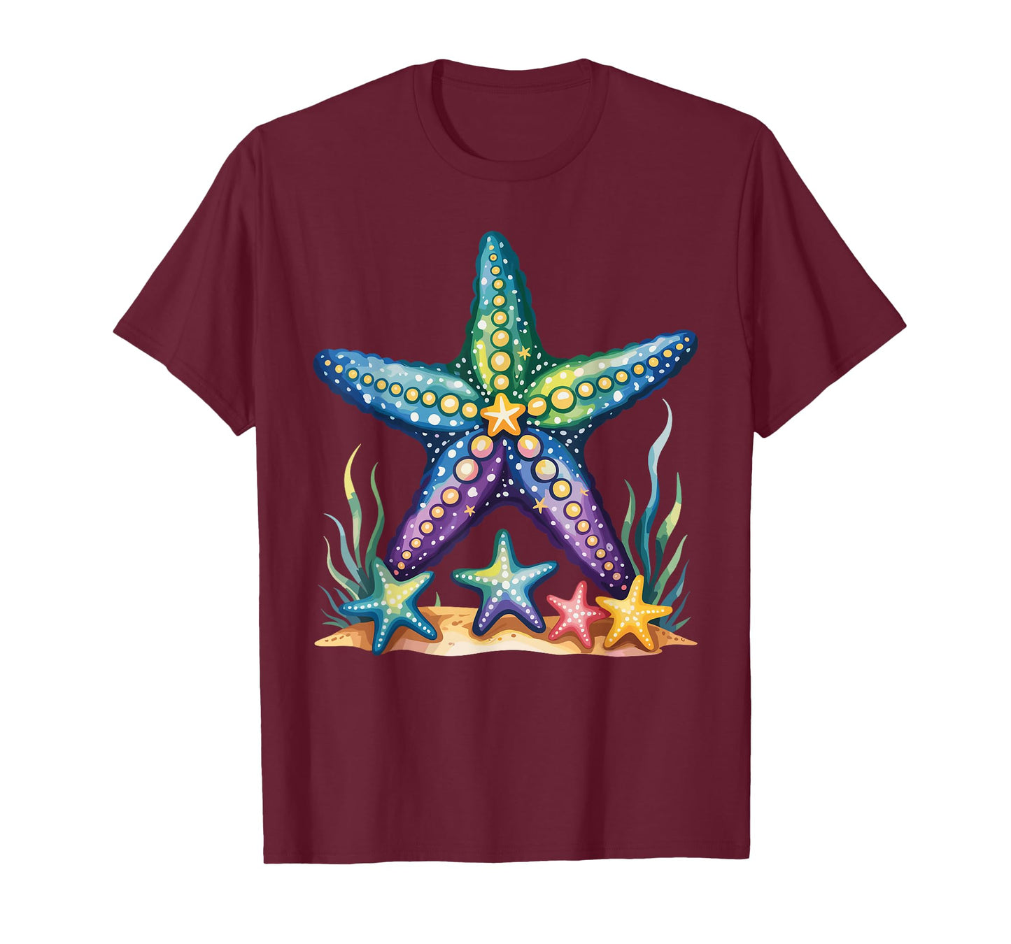 Funny Starfish Art for Men Women Boys Girls Starfish Lover T-Shirt