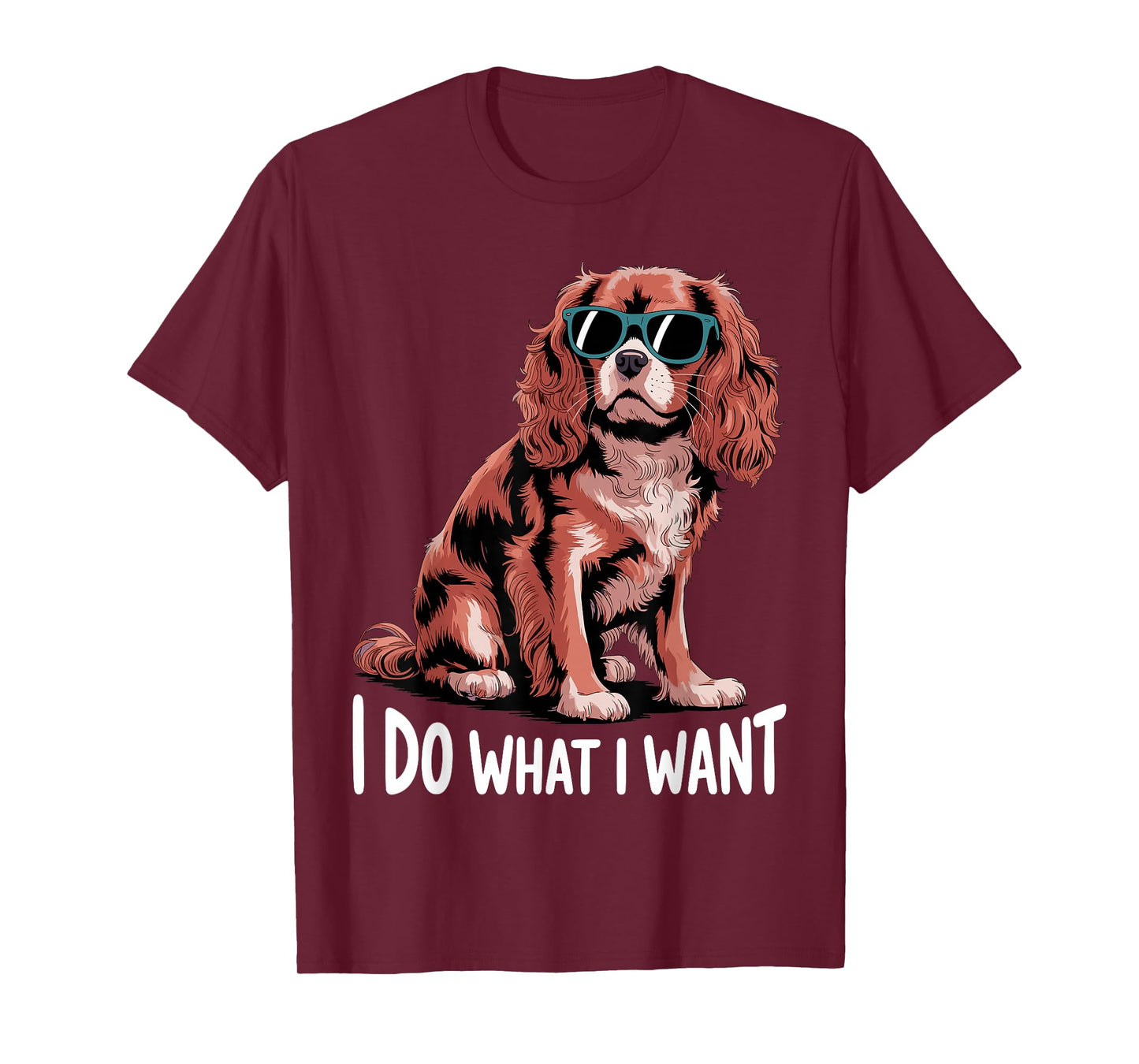 Cavalier King Charles Art for Men Women Cavalier Spaniel Dog T-Shirt
