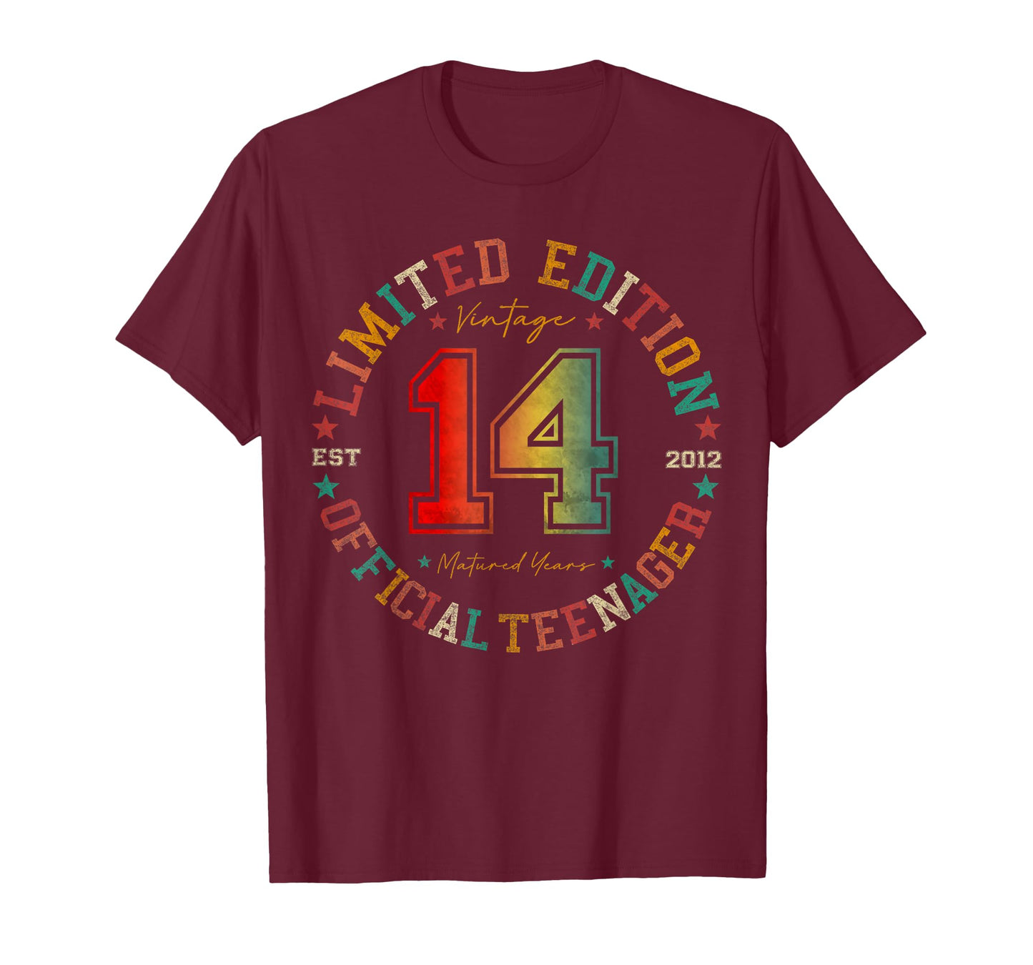 Official Teenager 14 Year Old Gifts Vintage 14th Birthday T-Shirt