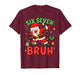 Six Seven 67 Gen Z Alpha Meme Bruh Christmas Dabbing Santa T-Shirt