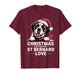 Cute Xmas Puppy Christmas is Better with Saint Bernard Love T-Shirt