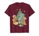 HVAC Gingerbread Christmas Technician Construction Worker T-Shirt