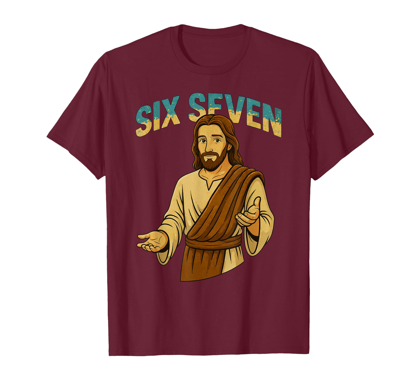 Six Seven Meme Christian Funny 67 Jesus T-Shirt