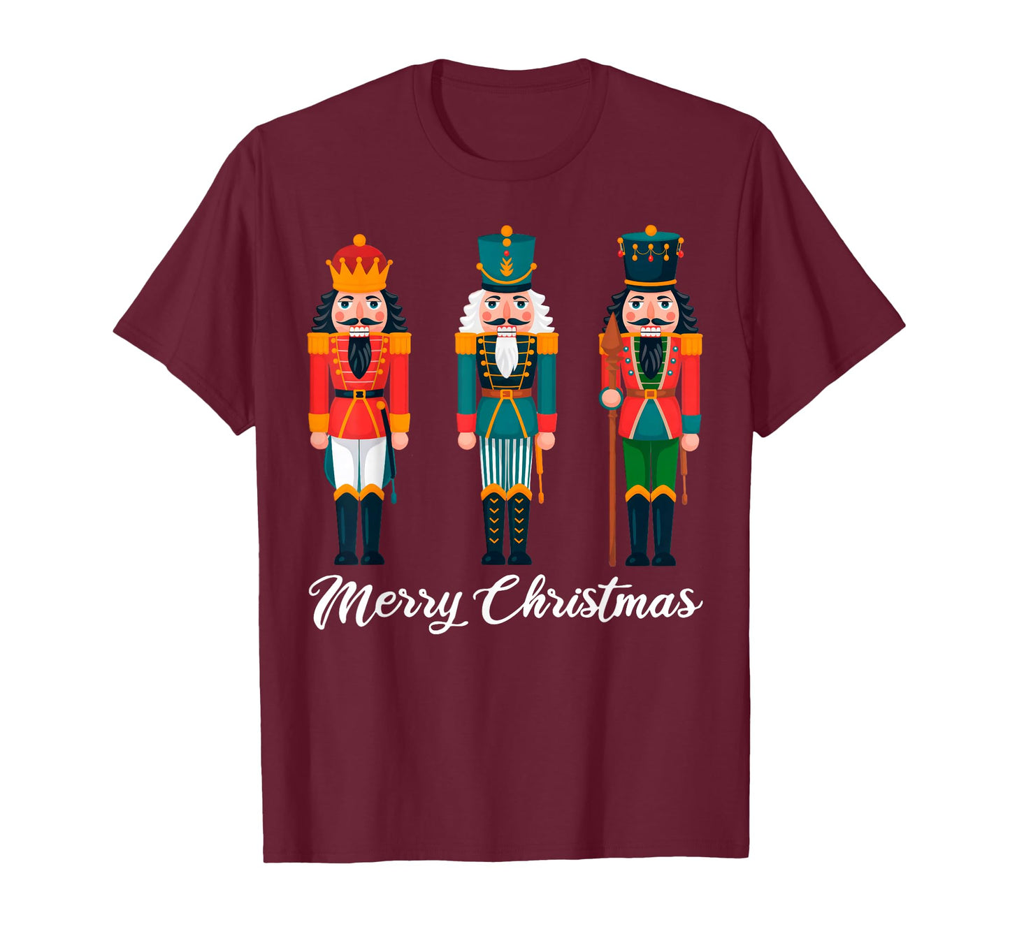 Merry Christmas Nutcracker Ballet Squad Xmas Men Women Kids T-Shirt