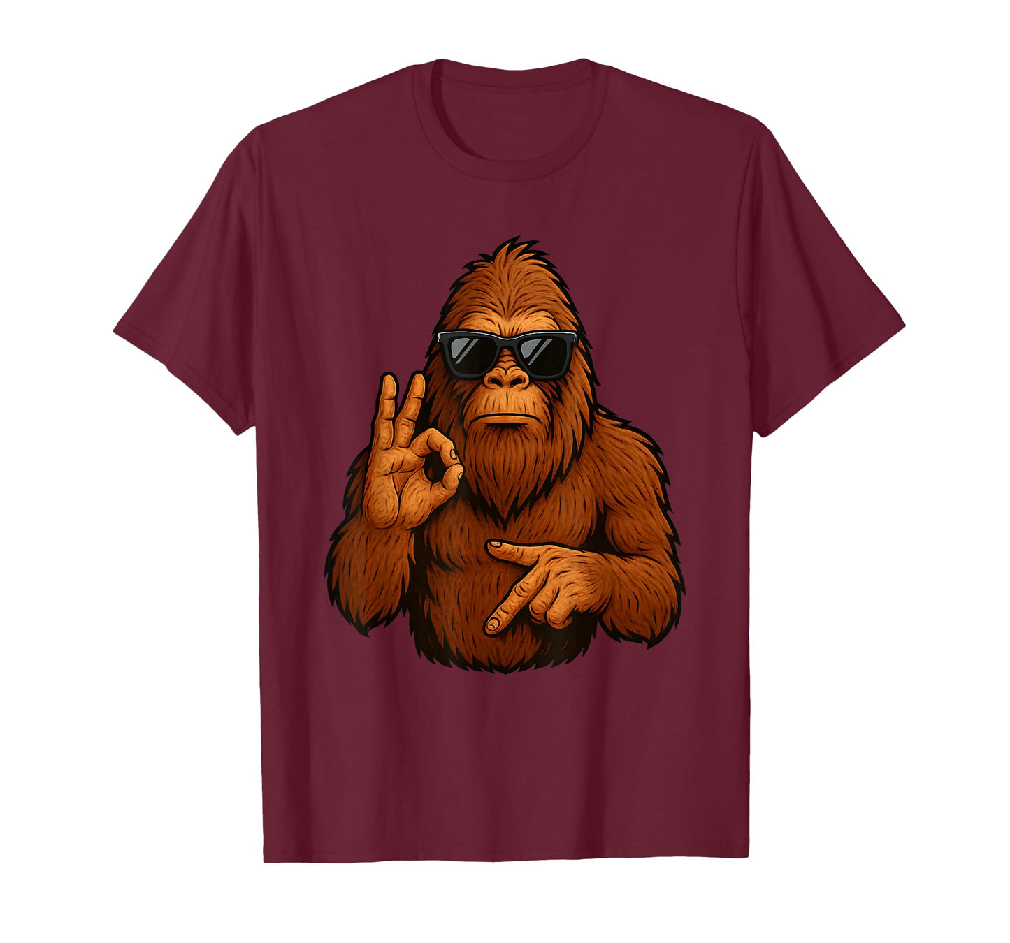 Funny Six Seven 67 6 7 Meme Bigfoot Shirt Men Boys Teen 6/7 T-Shirt