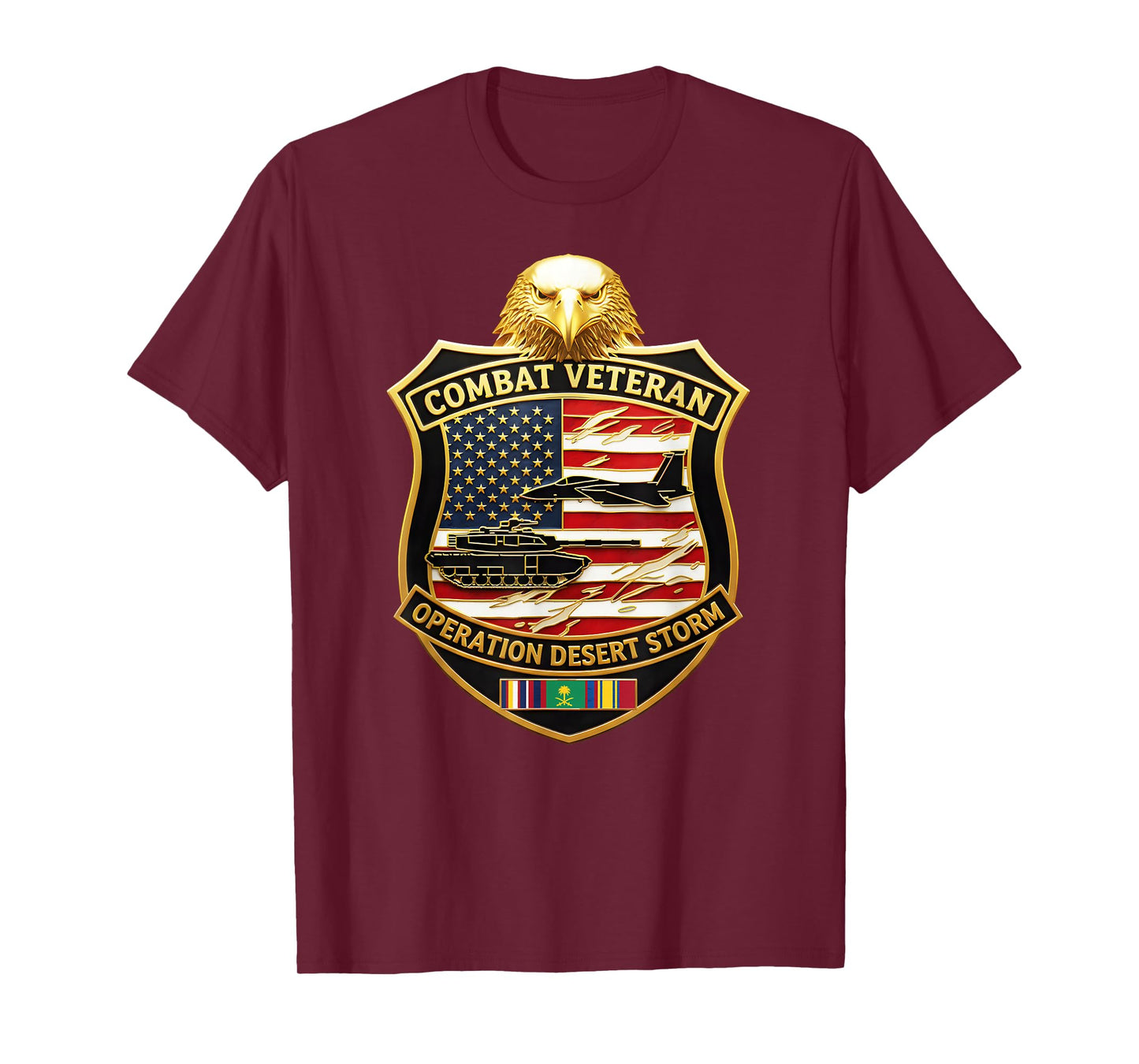 Operation Desert Storm Combat Veteran Gulf War Patriotic T-Shirt