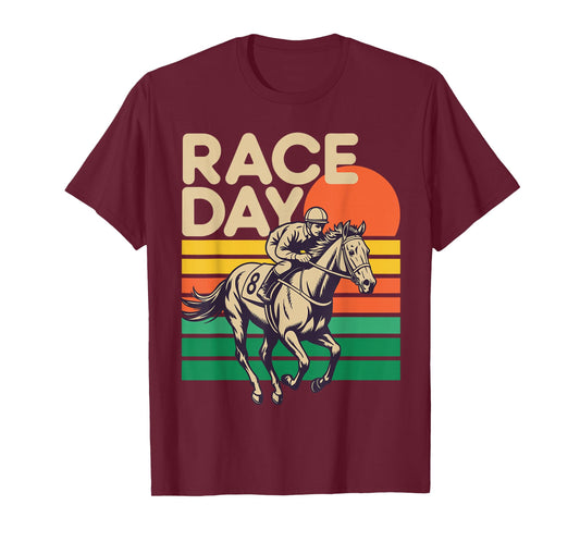 Funny Horse Racing Design for Men Women Horse Racing Lovers T-Shirt