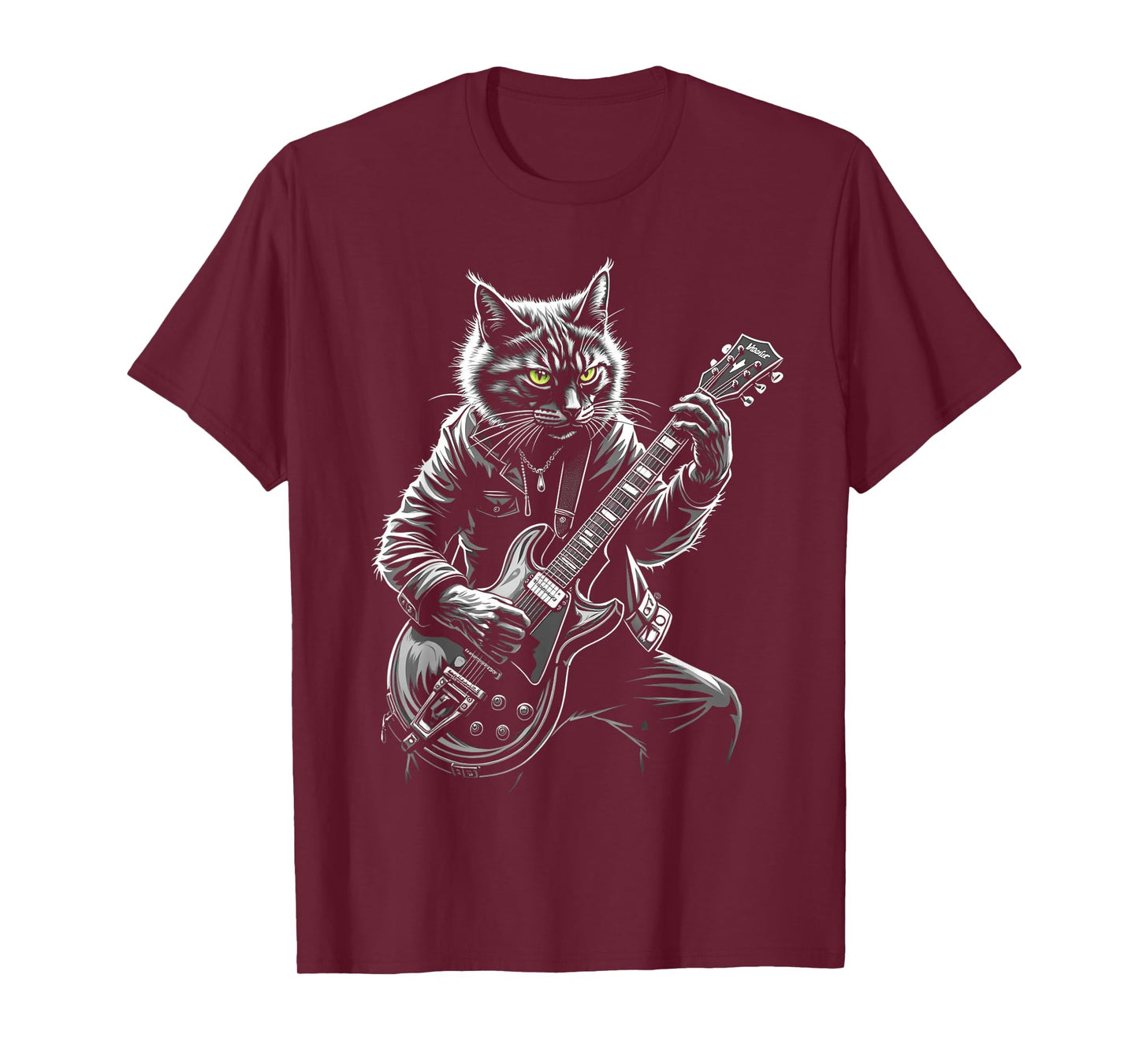 Cat Playing Guitar T-Shirt