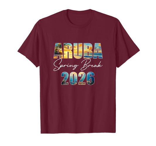 Aruba Spring Break 2026 Summer Vacation Beach T-Shirt