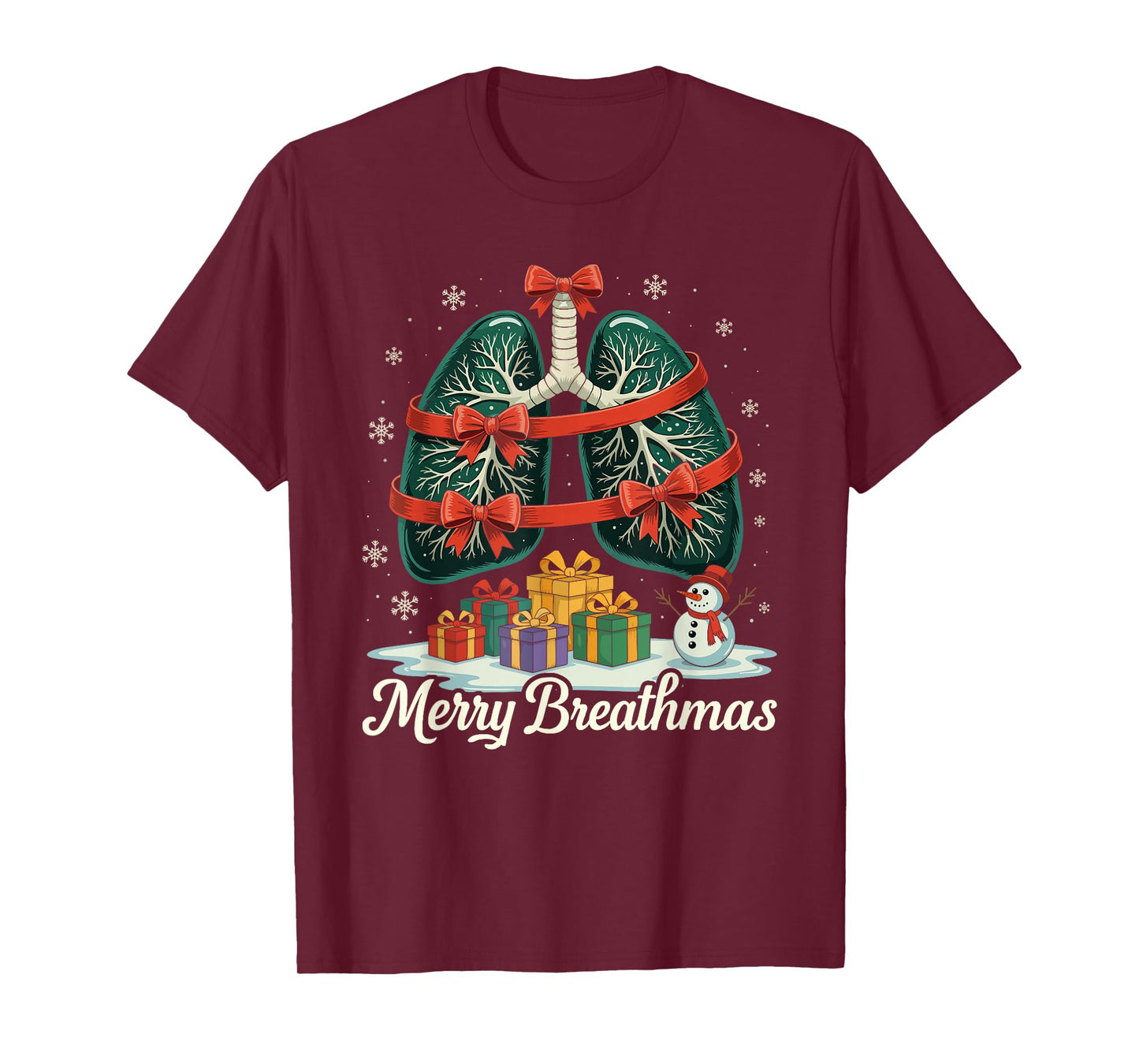 Christmas Respiratory Therapy Crew Xmas RT Nurse T-Shirt