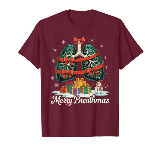 Christmas Respiratory Therapy Crew Xmas RT Nurse T-Shirt