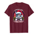 I Paused My Game for Christmas Cool Cat with USA Flag Shades T-Shirt