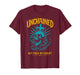 Unchained Set Free by Christ Christian Gothic Skull Cross T-Shirt