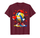 Valentine Volleyball Heart Drip Sport Valentines Day Boys T-Shirt