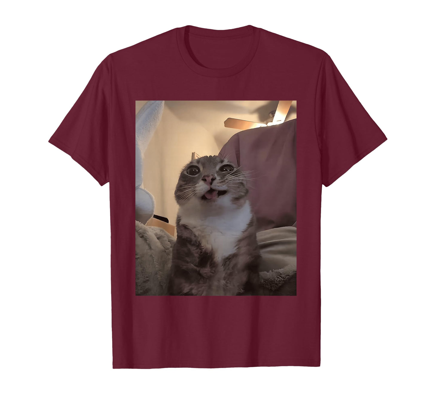 Y2K Freaky Cat Meme Retro Vintage Aesthetic Brainrot T-Shirt