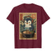Kawaii Japanese Ramen Penguin Retro Gaming Shirts for Men T-Shirt