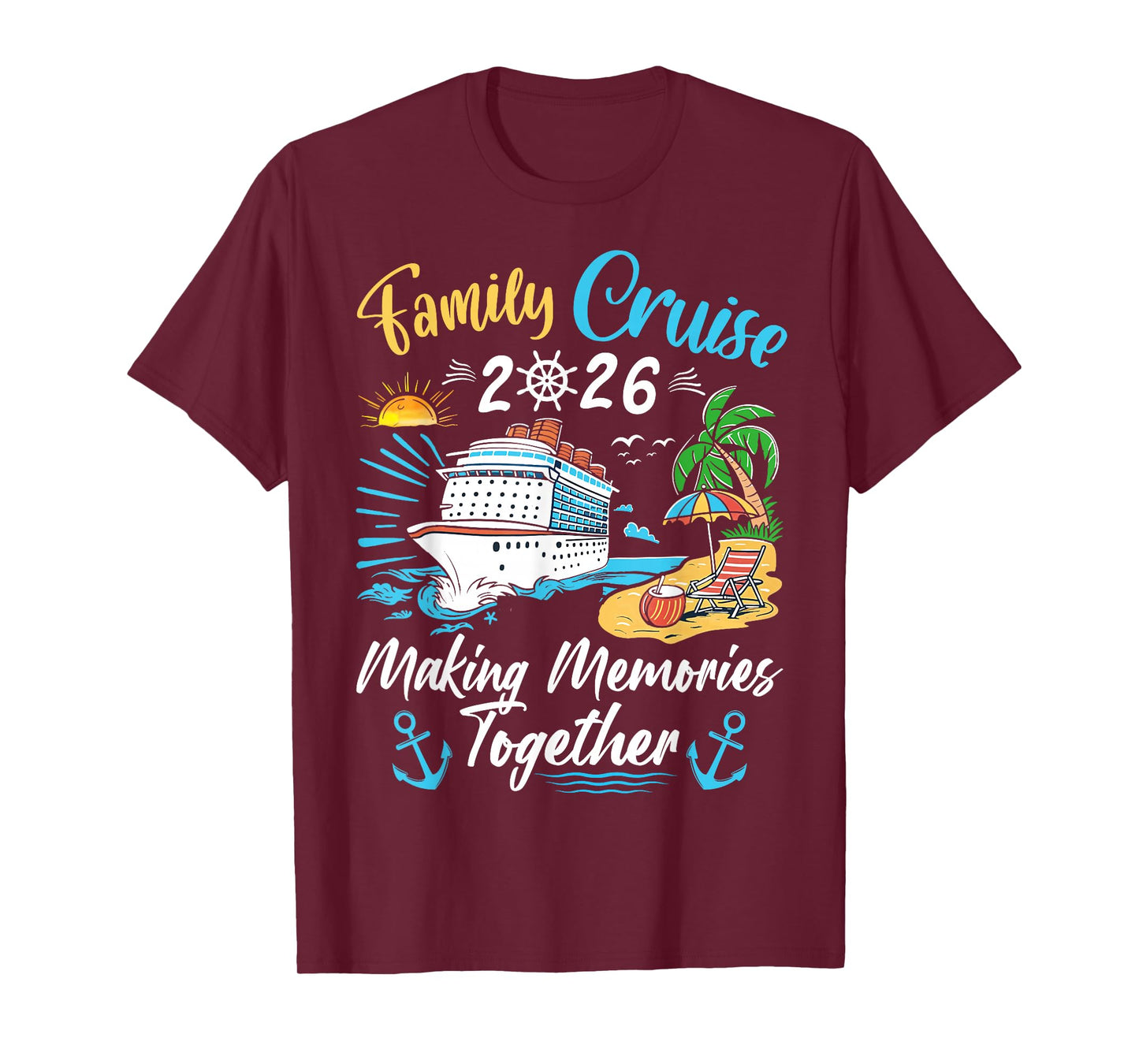 Family Cruise 2026 Vacation Trip Group Matching Cruise Ship T-Shirt
