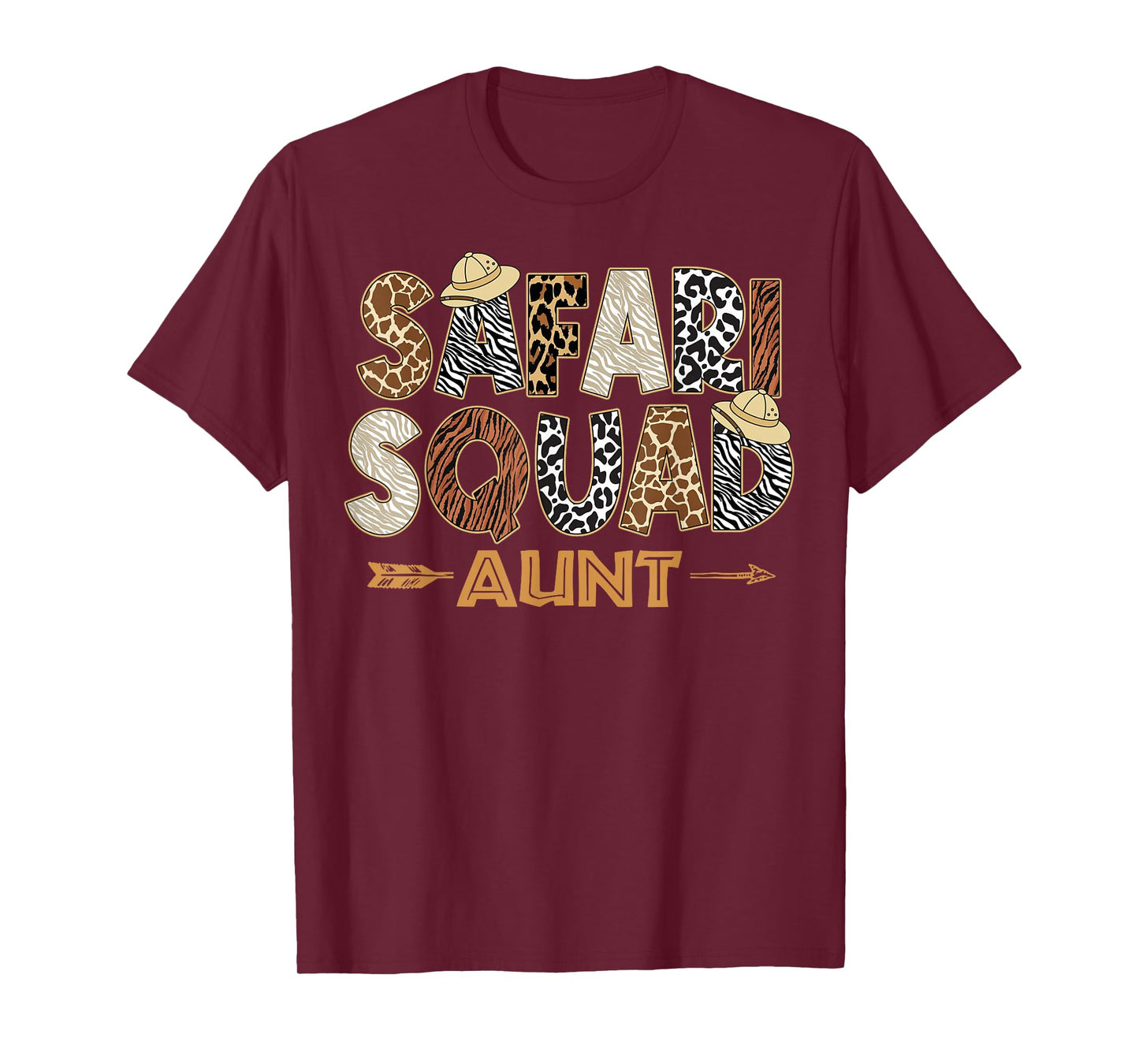 Safari Zoo Safari Squad Aunt of Birthday Boy Girl T-Shirt
