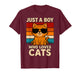 Just a Boy who Loves Cats T-Shirt