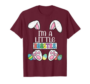 Girls Easter I’m Little Eggstra Retro Easter Day Kids Girls T-Shirt