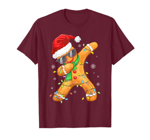 Dabbing Gingerbread Christmas Boys Girls Kids Funny Xmas Dab T-Shirt