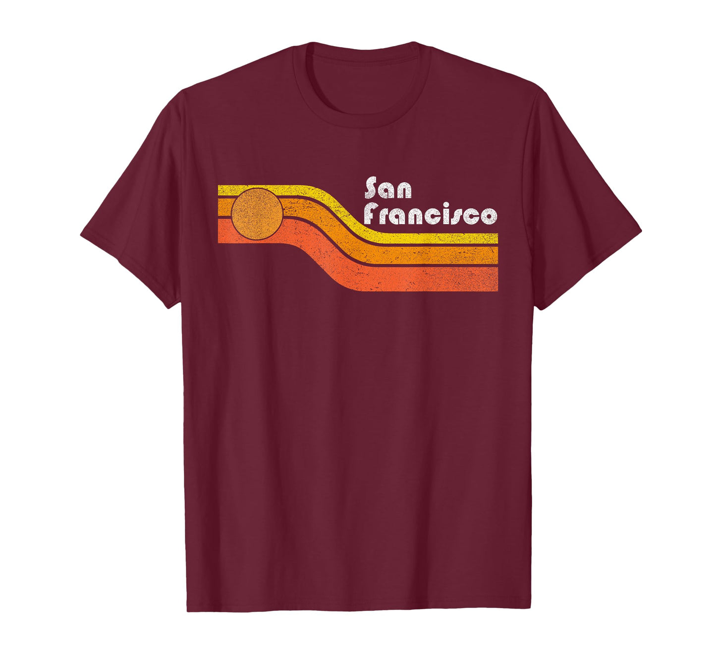 San Francisco - Vintage Men Women 70s 80s Graphic Cool Retro T-Shirt