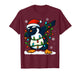 Dabbing Penguin Christmas Girls Xmas Lights Boys Christmas T-Shirt