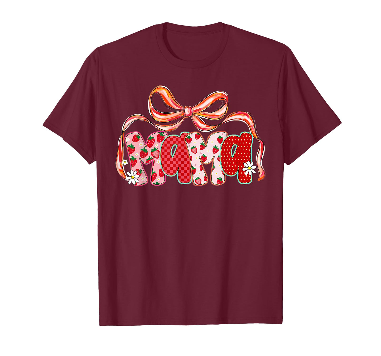 Mama of The Berry First Birthday of Girl Strawberry Mom T-Shirt