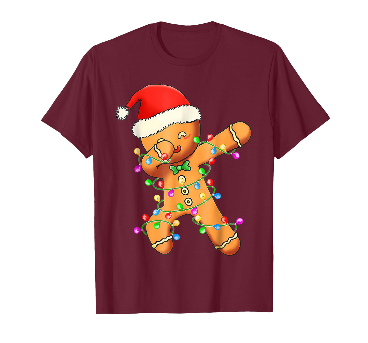 Dabbing Gingerbread Christmas T-Shirt