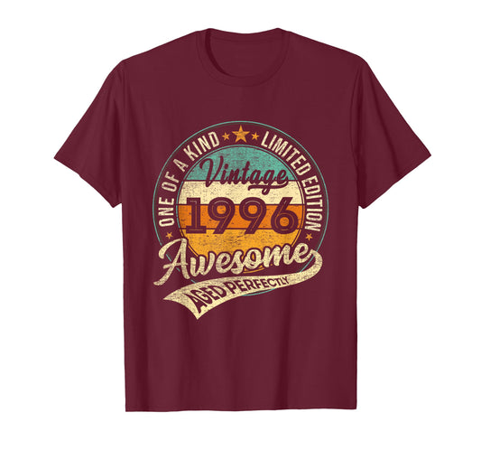 Vintage 1996 Limited Edition 30 Year Old Gifts 30th Birthday T-Shirt