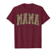 Retro Varsity Mama Mom Leopard Cheetah Mother's Day T-Shirt
